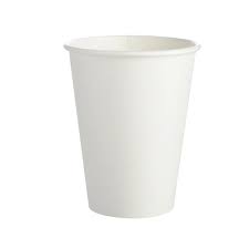 Single Wall White Paper Cups & Black Lids (Various Sizes & Categories)