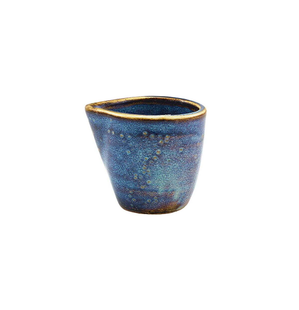 Terra Porcelain Aqua Blue Jug 9cl/ 3oz 7x7x6cm (12)