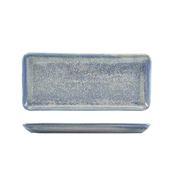 Terra Porcelain Seafoam Rectangular Platter - 3 Sizes (6)