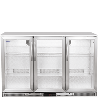 Prodis NT3ST-LE Stainless Steel Triple Door Bottle Cooler (3-5 Day Delivery)