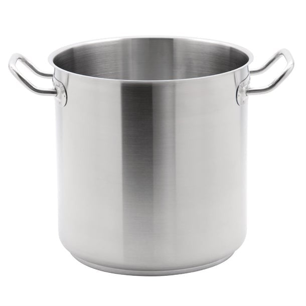 Vogue Stainless Steel Deep Stock Pots (3 Options for Pots and Lids)