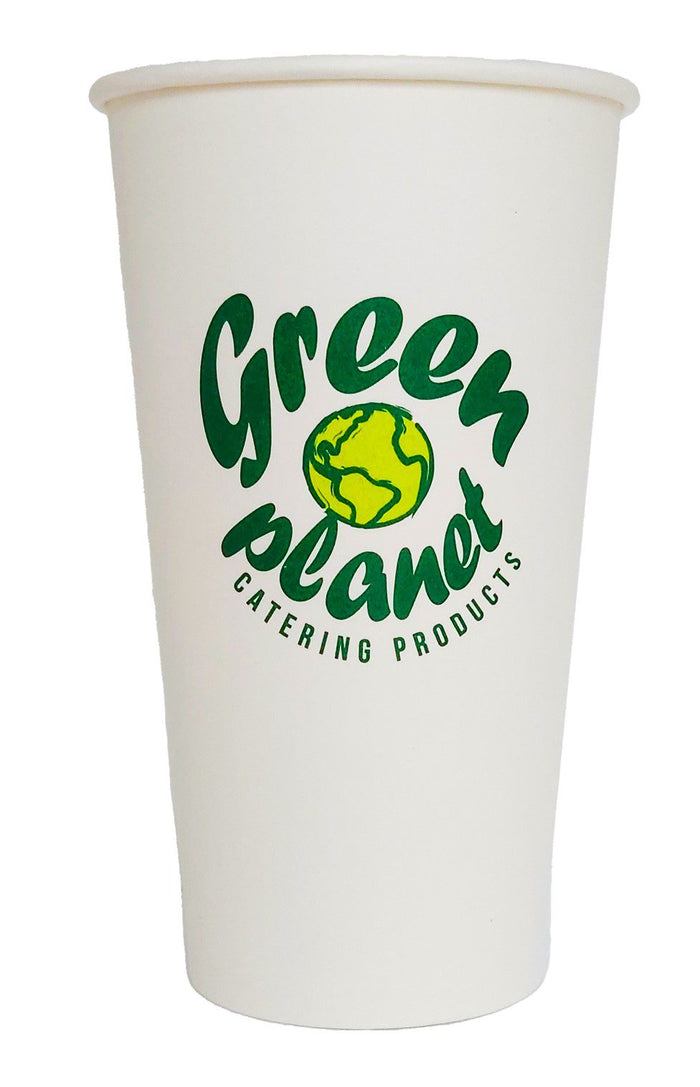 Green Planet Single Wall Paper Cup  - 1 Pint - 20oz(Single Wall Cold Drink)(500)