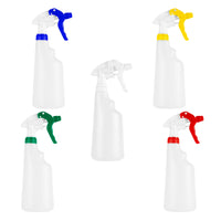 Colour Coded Adjustable Trigger Spray Heads (Various Colours) and Refill Bottles