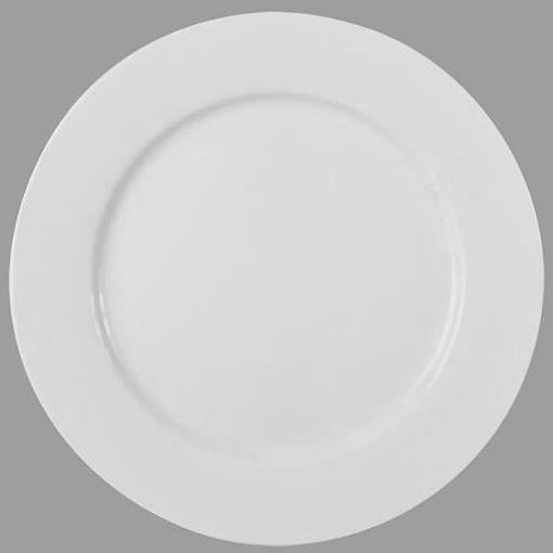 Orion Round Wide Rimmed Plates White (6) - 5 Different Sizes