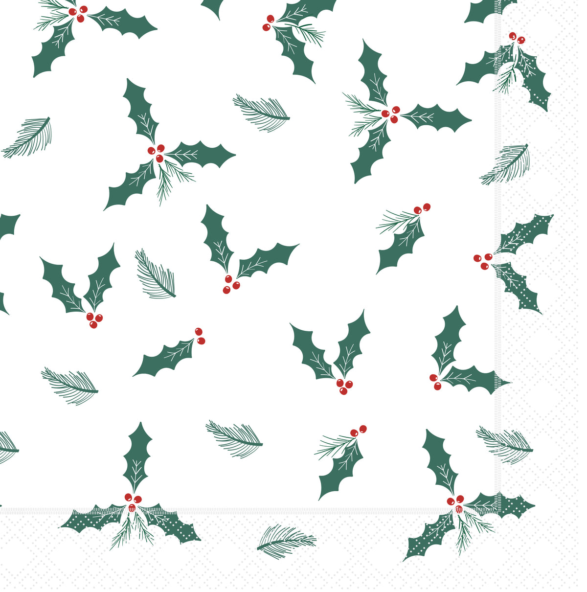 Jolly Holly Design Christmas Tableware