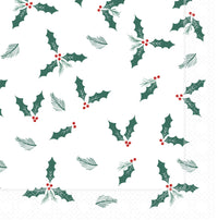 Jolly Holly Design Christmas Tableware