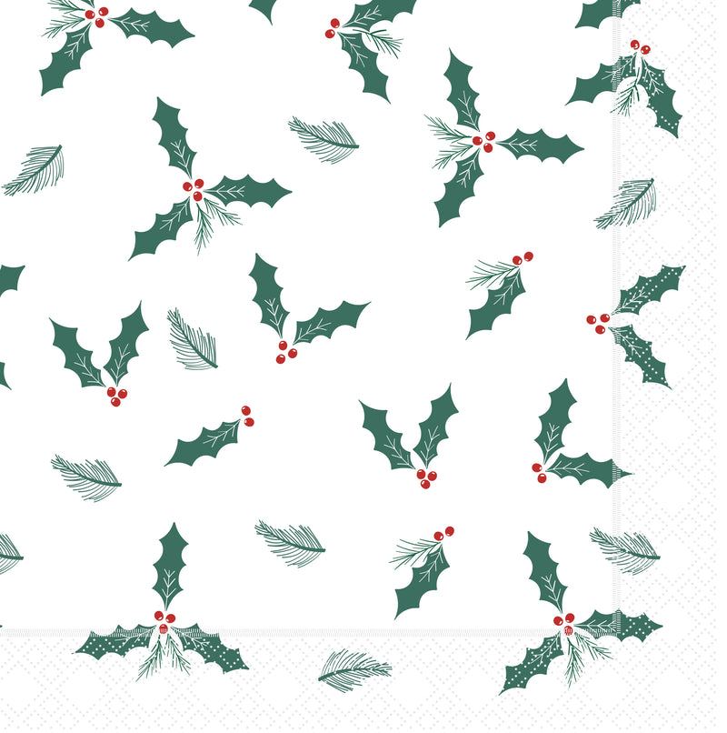 Jolly Holly Design Christmas Tableware