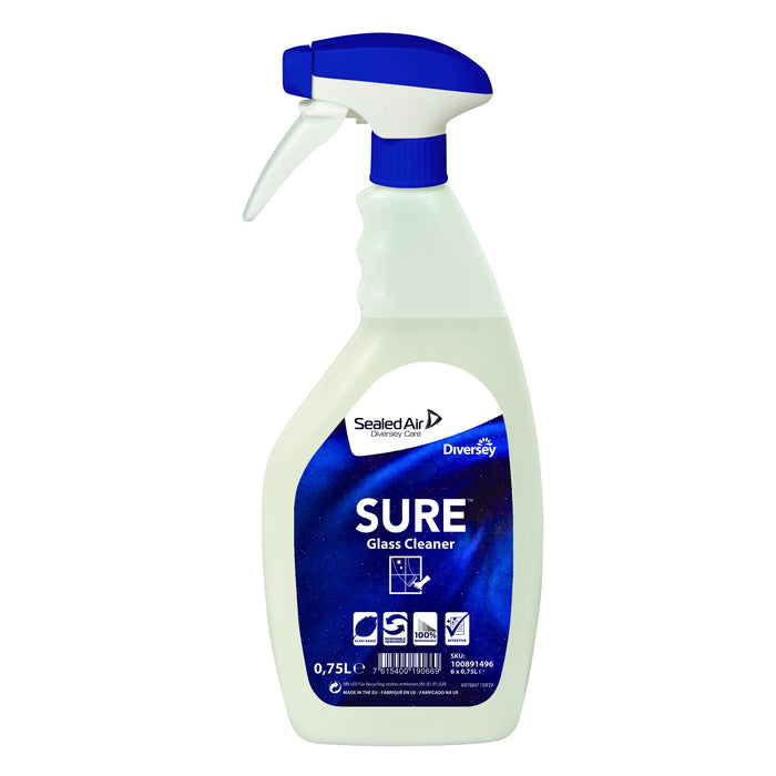 Sure Glass Cleaner - Cleaning