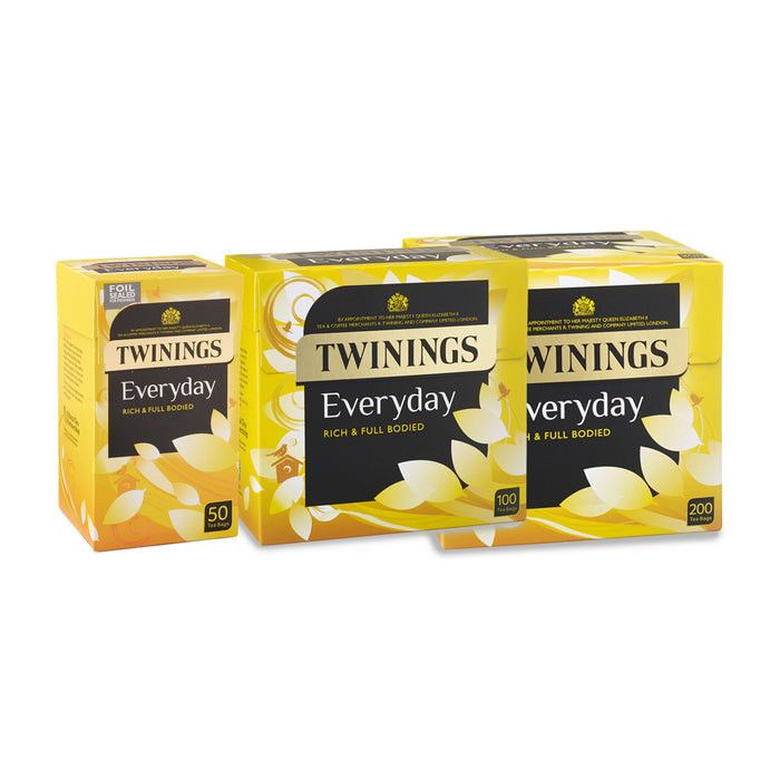 Twinings Every Day Tea Bags 50's/ 100's and 200's