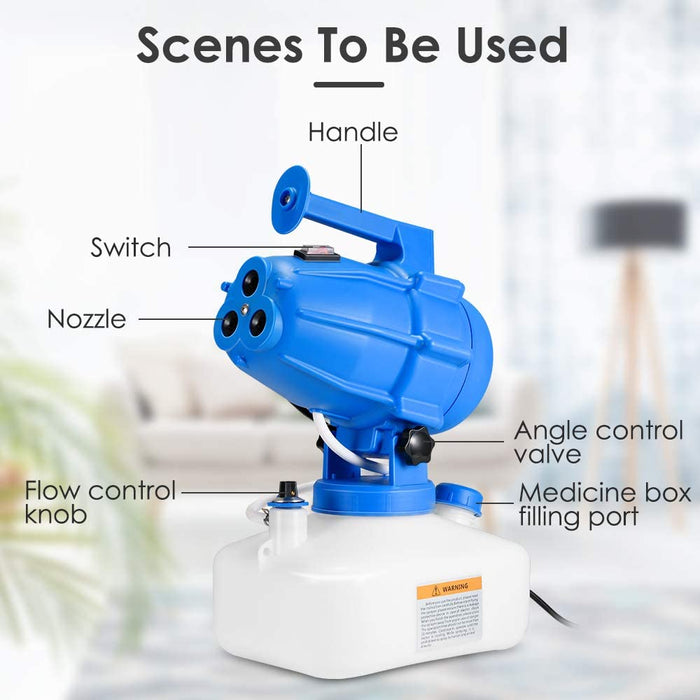 Chemical Disinfectant ULV Fogging Machine - 5 Litre Capacity
