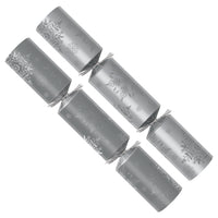 Silver Snowy Days Christmas Crackers 50 x 12"