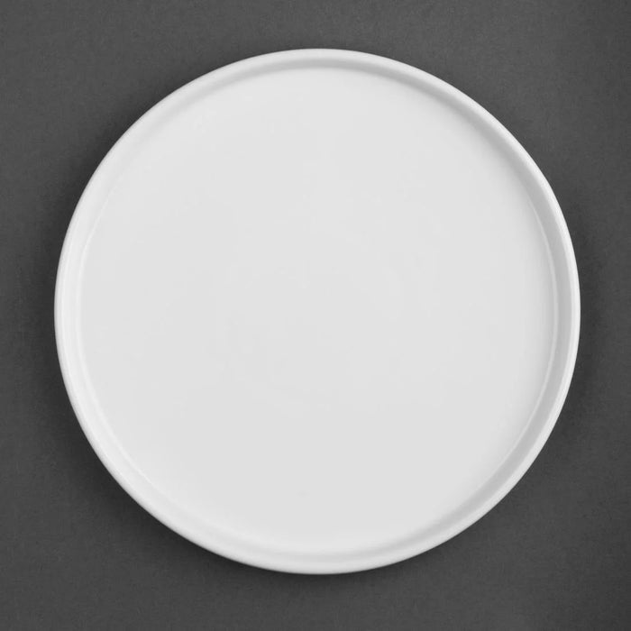 Olympia Whiteware Flat Round Plates - range of sizes available
