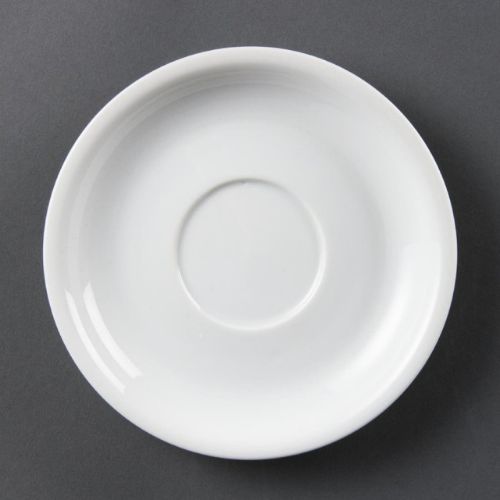 Olympia Whiteware Cappuccino / Mug Saucers (Pack of 12) CB463