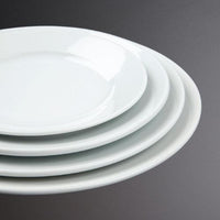 Olympia Whiteware Wide Rimmed Plates - range of sizes available