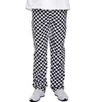 Chefs Trousers - Black/White Checkerboard Chef Trousers (various sizes)