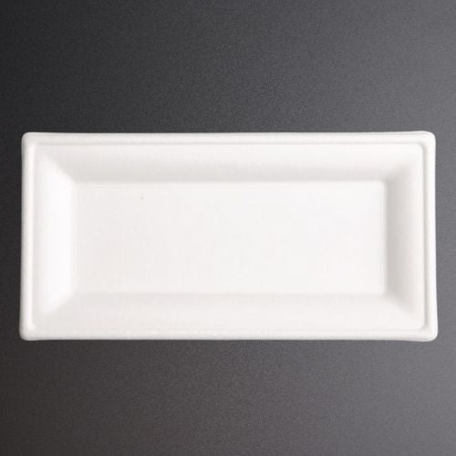 Bagasse Chip Tray (1000) 185mm x 135mm x 23mm
