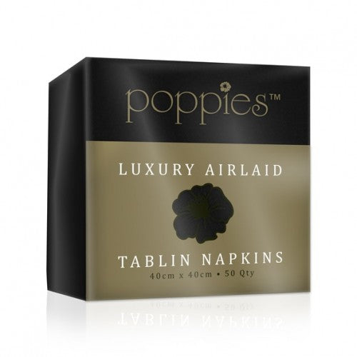 Poppies Europe Airlaid 40cm Napkins 500's (8 Fold)