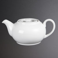 Olympia Whiteware Teapots 15oz or 30oz (Pack of 4)