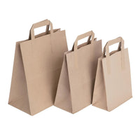 Kraft Takeaway Bags - Green Planet