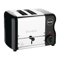 Rowlett Esprit 2 Slot Toaster Jet Black w/2 Additional Elements & Sandwich Cage