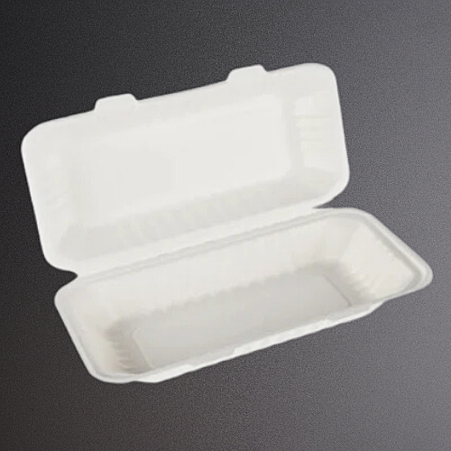 Extra Large Bagasse Fish & Chips Box (200) 324mm x 155 x 75mm