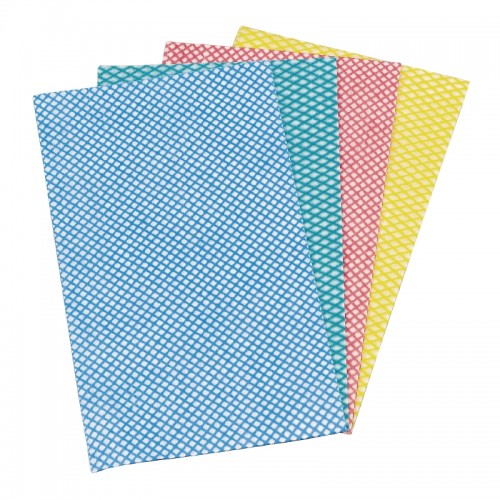 Jantex Solonet Cloths Red (Pack of 50) (4 colours available)