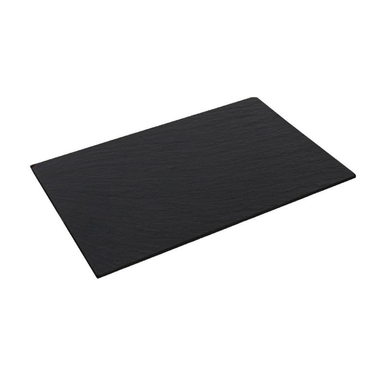 Olympia Smooth Edged Slate Platter 280 x 180mm (2)