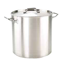 Professional Stainless Steel Stockpots (various sizes) Including Lids